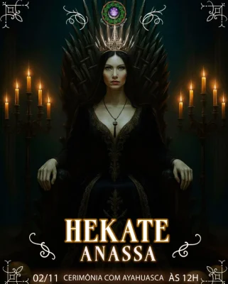 Cerimônia de aniversário da casa com Deusa Hekate - Anassa - A Rainha