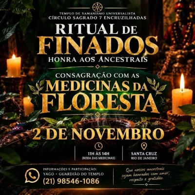🌿🕯️ RITUAL DE FINADOS EM SANTA CRUZ — HONRA AOS ANCESTRAIS E MEDICINAS DA FLORESTA 🕯️🌿